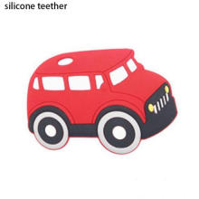 Baby silicone teether juguetes de dibujos animados de alimentación teether